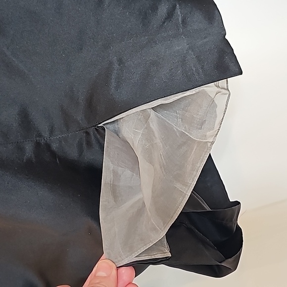 Rachel Roy New York Gray & Black 100% Silk Corset Dress - Size 6 - Picture 7 of 11